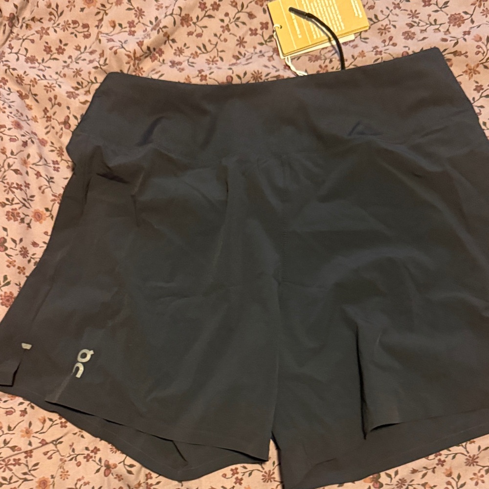 On Women's Black Athletic Shorts